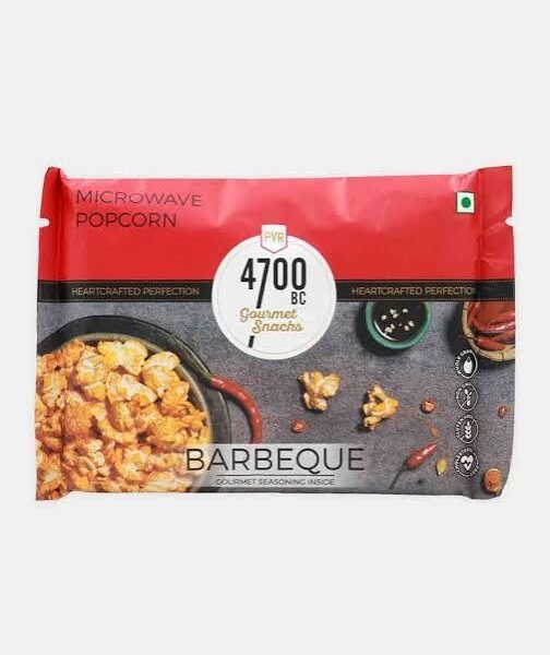 Barbeque popcorn microwave PVR snacks