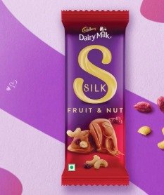 Cadbury Dairy Milk Silk Fruit & Nut Chocolate Bar  51g