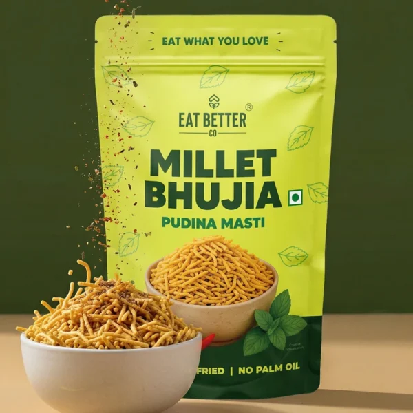 MILLET BHUJIA PUDINA MASTI