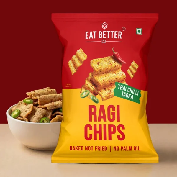 RAGI CHIPS THAI CHILI TADKA