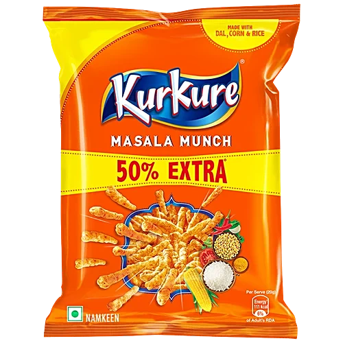 KURKURE MASALA MUNCH NAMKEEN 40G