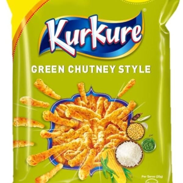 KURKURE GREEN CHUTNEY STYLE NAMKEEN 36G